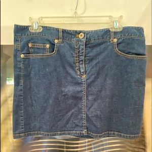 Theory Jean 5 pocket skirt